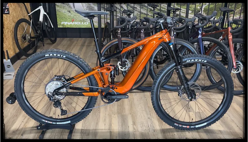 2022 Giant Trance X E+ 1 Pro 29er eMountain Bike in Amber Glow